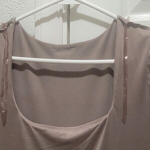 Chic Taupe Midi Dress